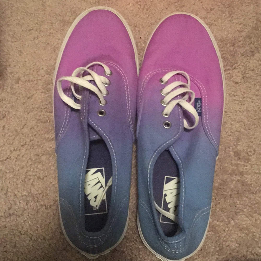 Purple ombré Vans